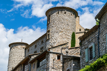 Obraz premium Château, de, Vogüé