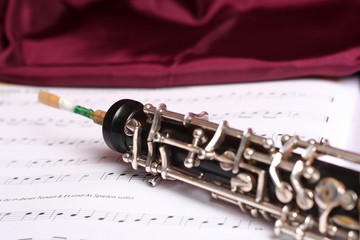 Oboe auf Noten