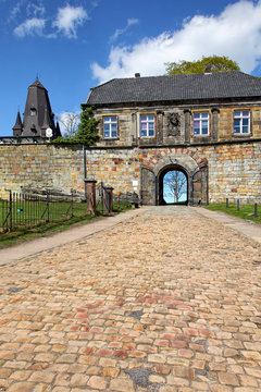 Eingang zur Burg Bad Bentheim