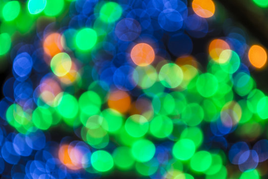 Bokeh light and blur background.
