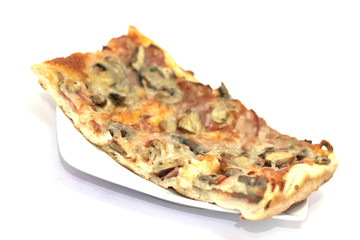 trancio di pizza farcita
