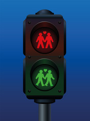 Gay Traffic Pedestrian Light