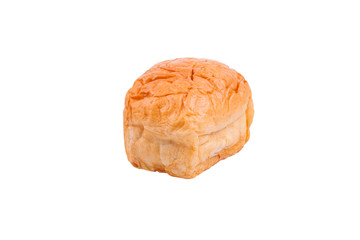 Bread buns isolated on white background.