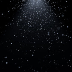 Abstract 3d rendering of low poly chaotic particles.