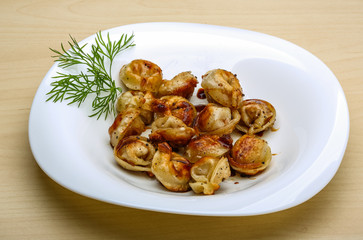 Fried russian dumplings