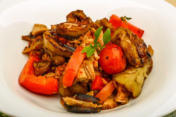 Chicken with vegetables