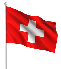 Fototapeta premium Country flag - Switzerland