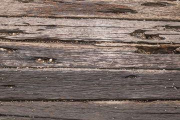 Old wooden planks that have weathered the test of time
