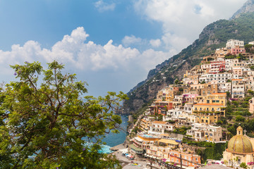 Beautiful view of Positano