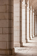 Sao vicente de fora architectural details in Lisbon, Portugal