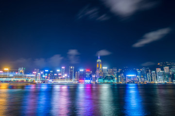 View of Hong Kong during sunset hours