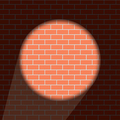 Vector modern brick wall background 