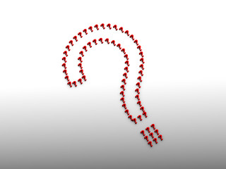 Question-mark symbol with question mark