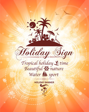 holiday sign