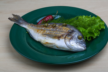 Grilled dorado