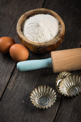 Preparation for baking at home