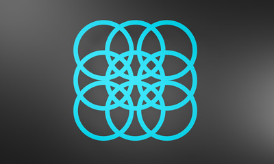 Business Logo in gray background