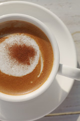 white cappuccino c