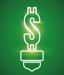 Bulb design, vector illustration.