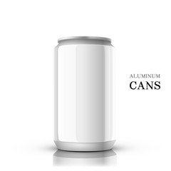 white aluminum can