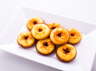 donut on white plate