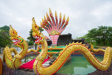 Element of Thai mythology character Golden Naga, as part