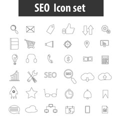 SEO icon set.