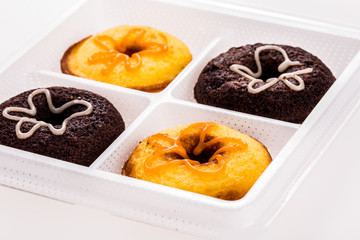 donut on white background