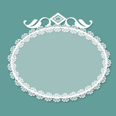 Invitation frame for text or photo