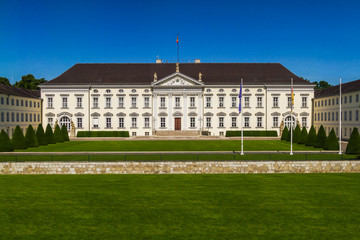 Schloss Bellevue,Bellevue Palace in Berlin.