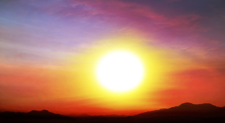sky beautiful sunset