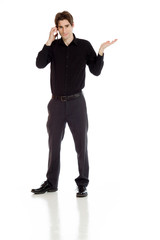 Obraz premium Model isolated puzzled