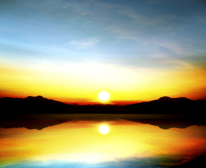 Fototapeta premium sky beautiful sunset