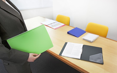 ビジネスシーン　会議　面接　 Work scenery of the Asian woman