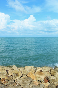 Beach and tropical sea