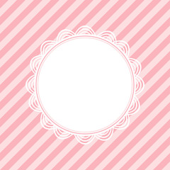 Template of greeting card