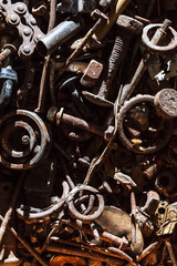 old and rusty hand tool