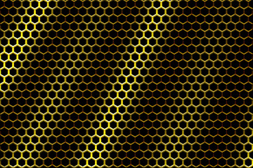 Yellow metal texture background