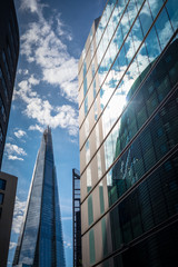 Skyscraper Business Office, Corporate building in London City, England, UK.