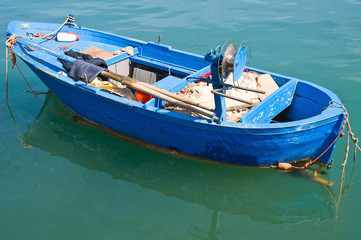 Fototapeta na wymiar Boat. Molfetta. Puglia. Italy. 
