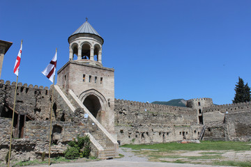 Fototapeta na wymiar Cathedral Svetitskhoveli in Mtskheta, Georgia