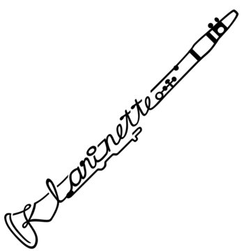 Klarinette als Logotype