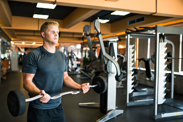 Bodybuilder training
