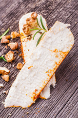 Goat Cheese with pepper crust