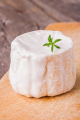 Well ripened goat cheese