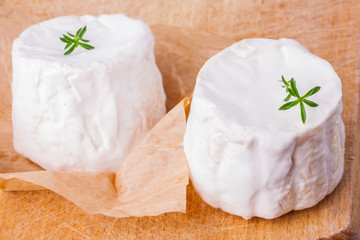 Well ripened goat cheese