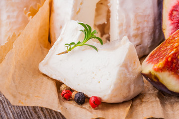 Well ripened goat cheese