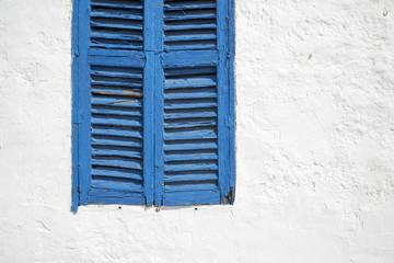 Ibiza blue window