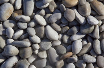 Pebbles on the beach