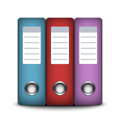 Ring binders icon